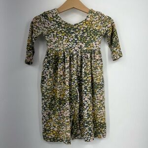 SweetHoney 12mo romper Floral wide leg 0256 Jumpsuit ditzy bamboo